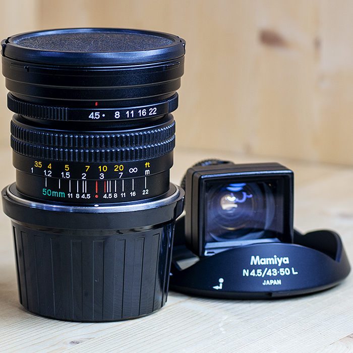 마미야 Mamiya 7 ll용 N 50mm F1:4.5 L