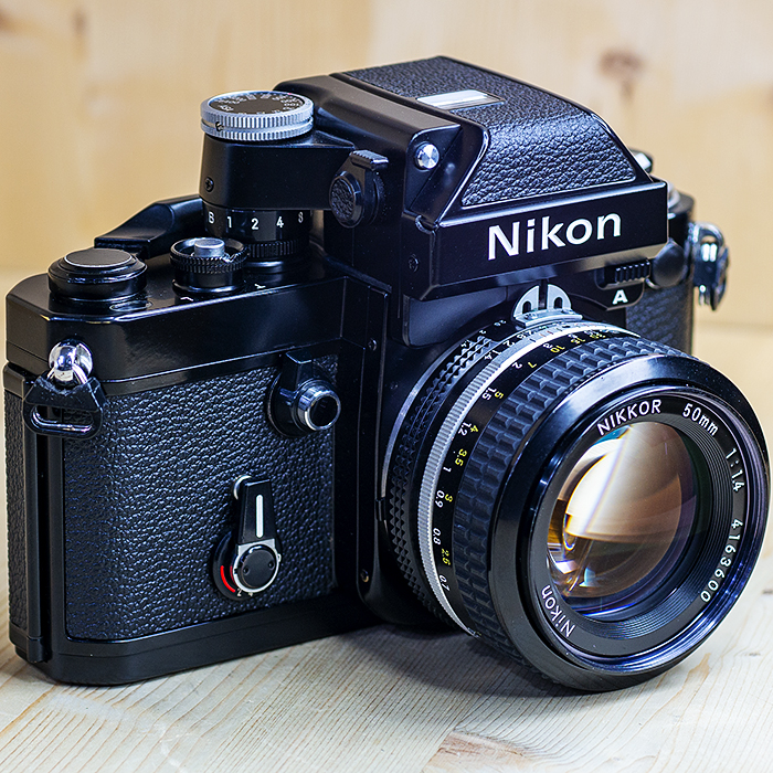니콘 Nikon F2a Black+MF NIKKOR50mmF1:1.4ai SLR Film Camera