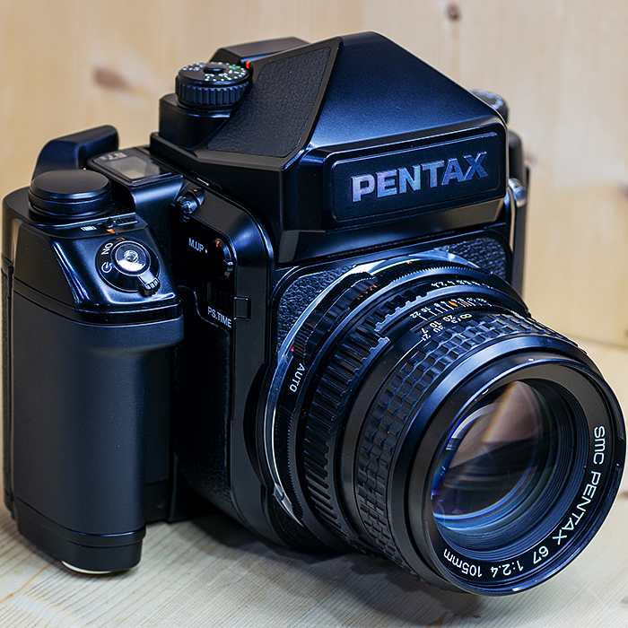 펜탁스 Pentax 67II + SMC PENTAX 105mm F1:2.4