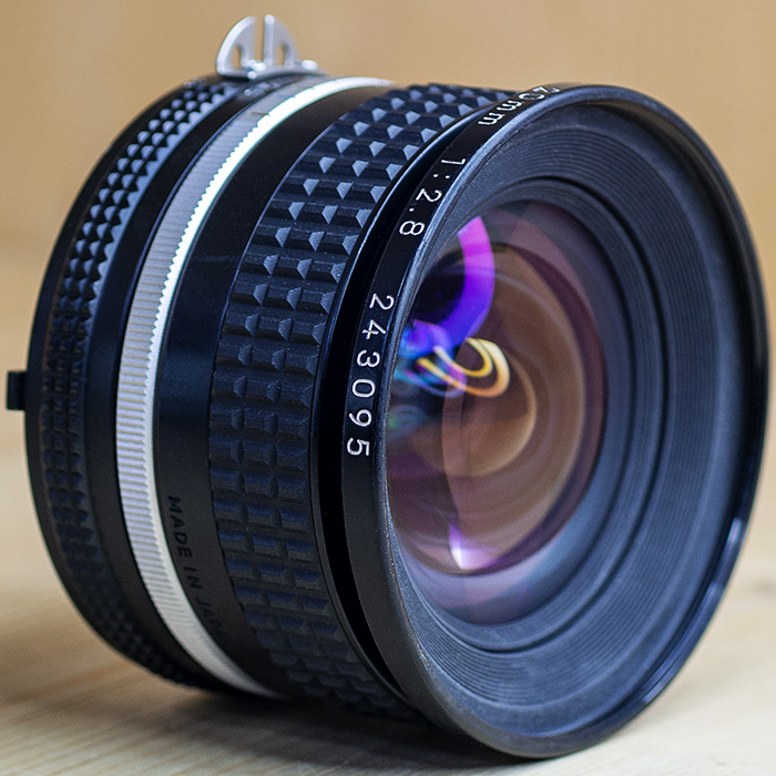 니콘 Nikon MF NIKKOR 20mm 1:2.8 Ais.